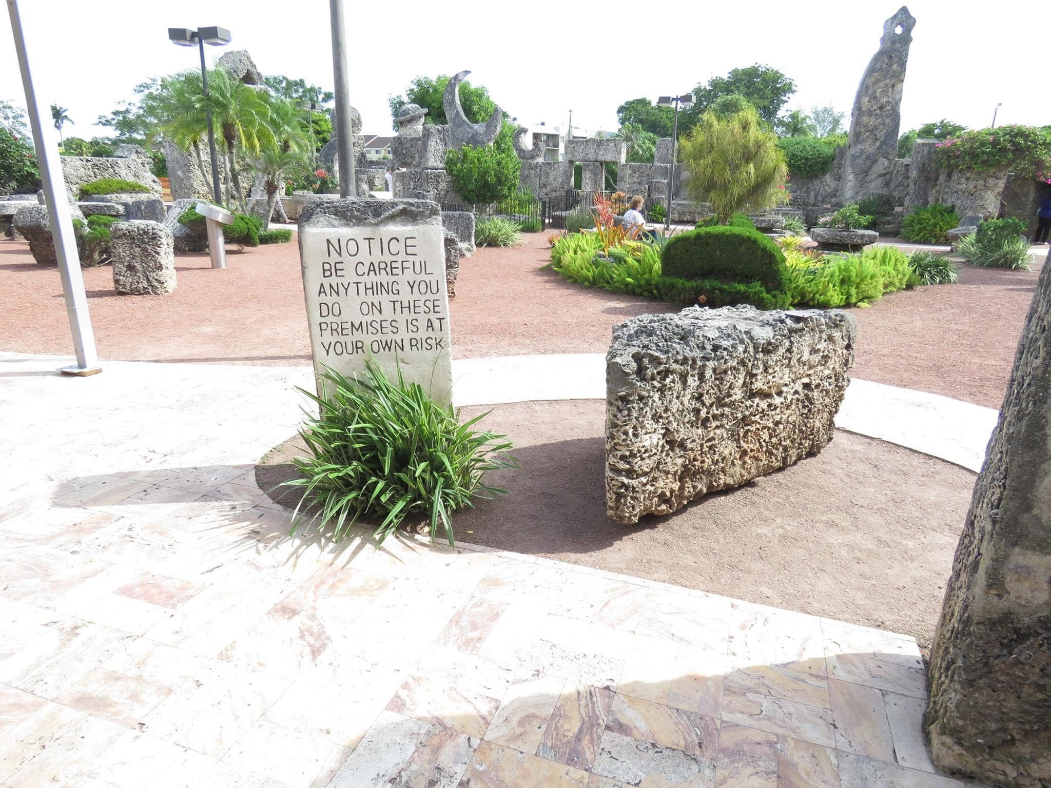 Coral Castle in Homestead — Edward Leedskalnin's walled stone garden of oolite limestone carvings, built by one man between 1923 and 1951.