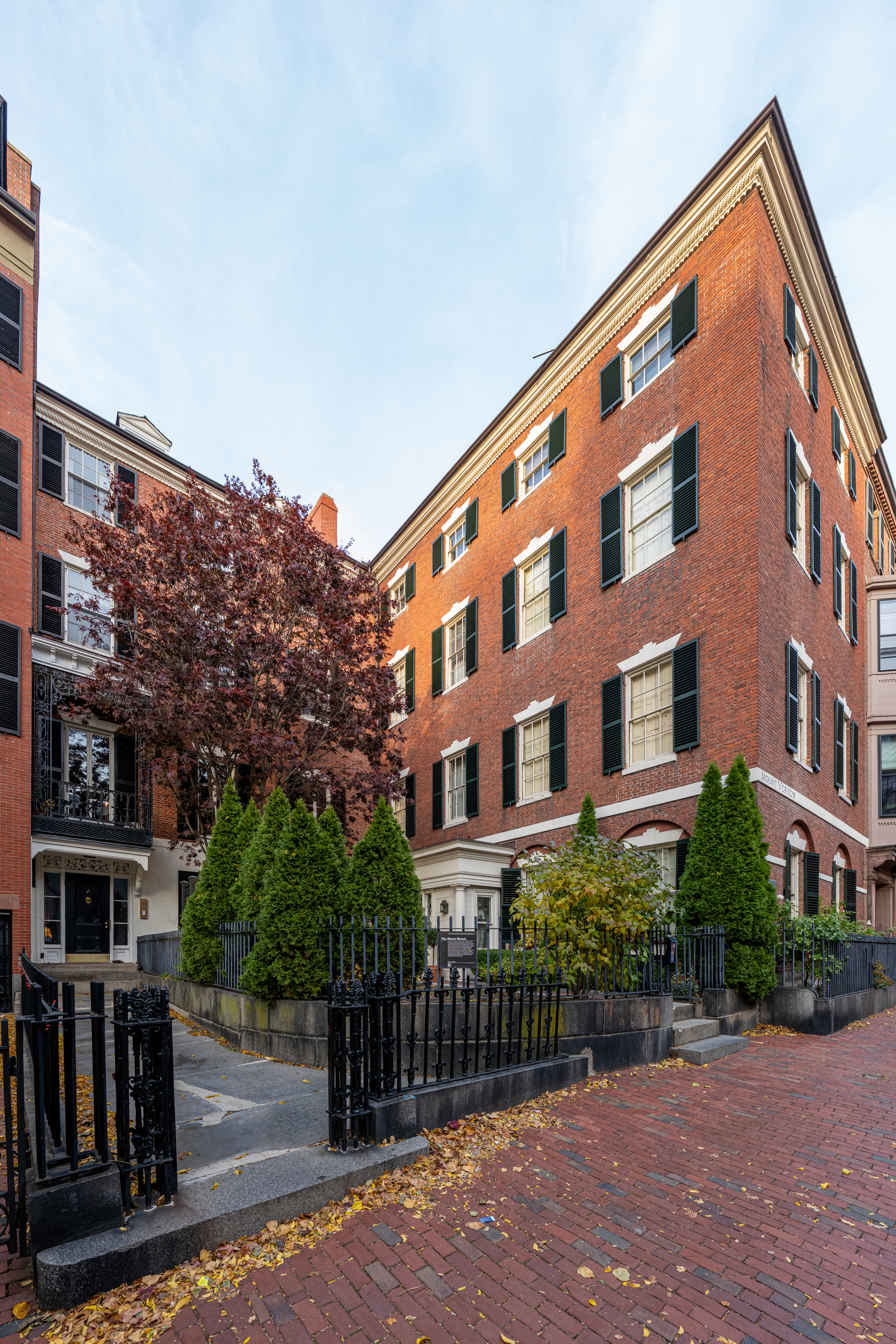 Nichols House Museum at 55 Mount Vernon Street, Beacon Hill, Boston