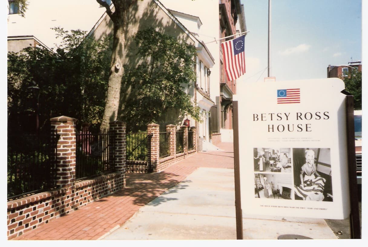 The Betsy Ross House on Arch Street in Philadelphia, photographed in 1992.