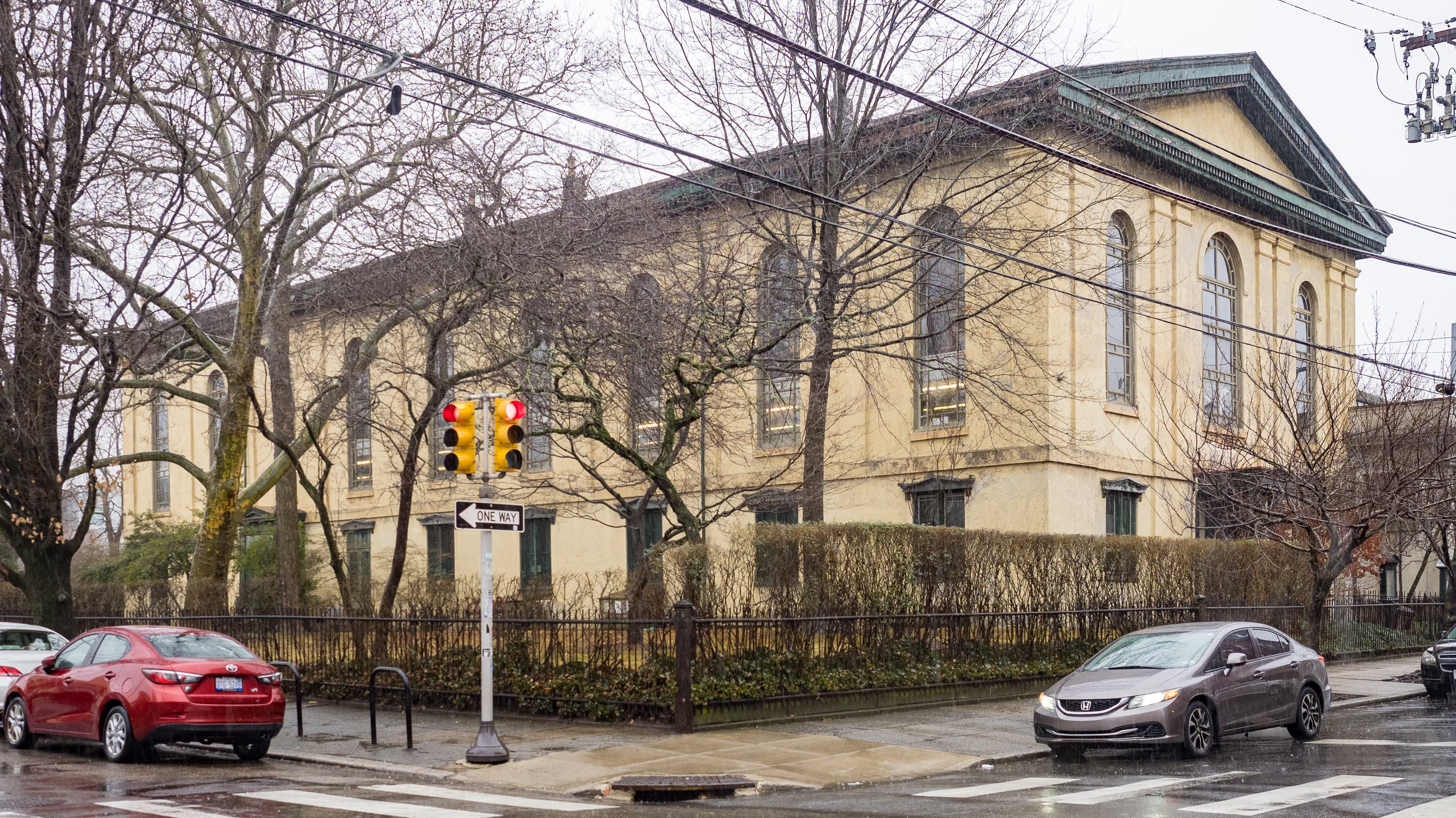 The exterior of the Wagner Free Institute of Science building at 1700 W. Montgomery Avenue.