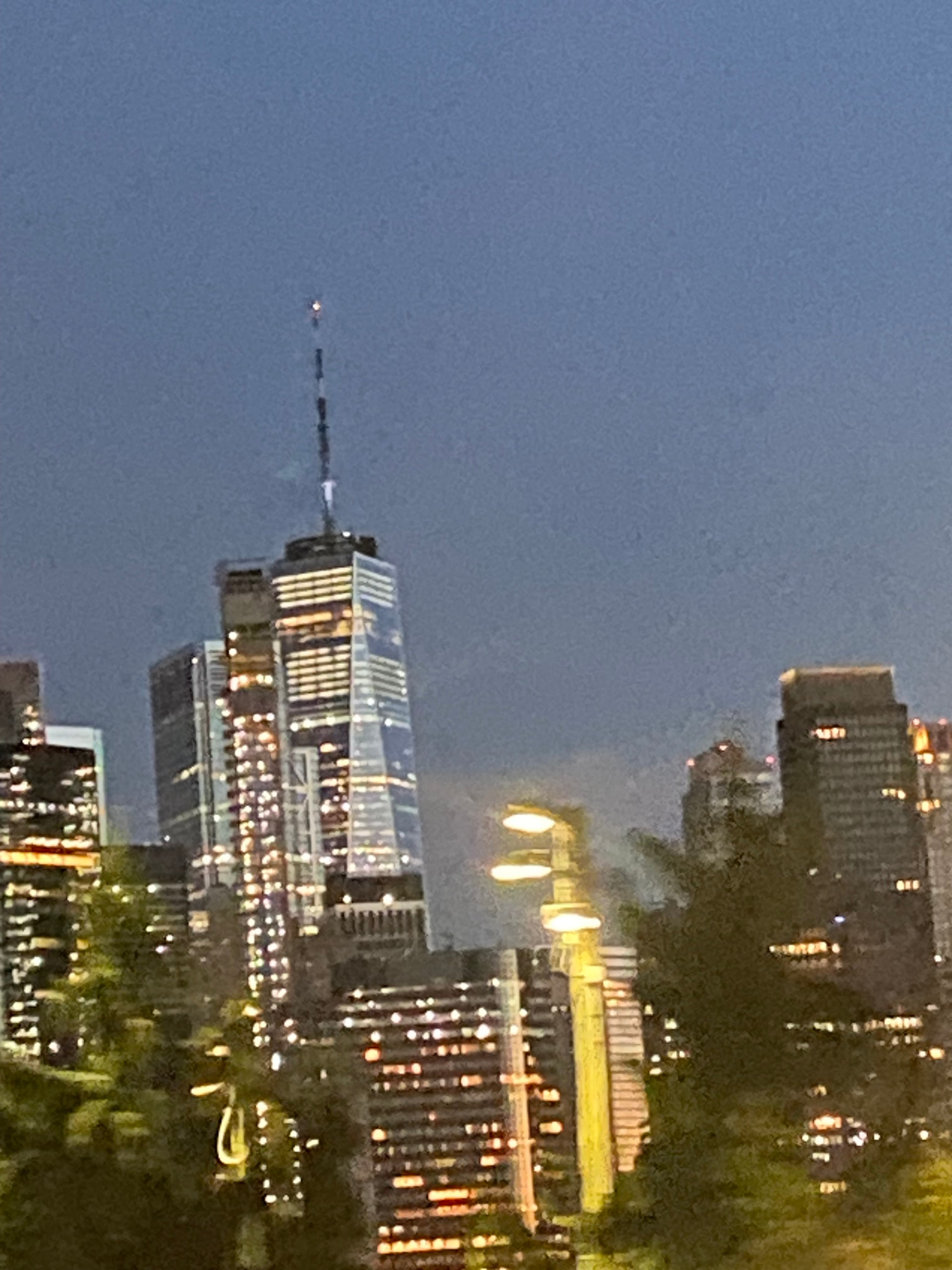 One World Trade Center photographed in August 2025, the completed tower against the sky. Credit: SonomaJSC, CC0 1.0, via Wikimedia Commons.